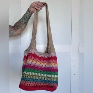 The Sak Multicolor Crochet Tote Bag